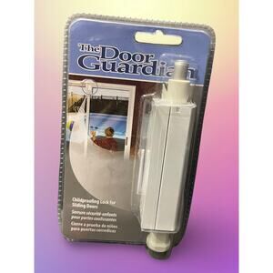 Door Guardian Childproofing Lock for Sliding Doors White Safety Security Baby